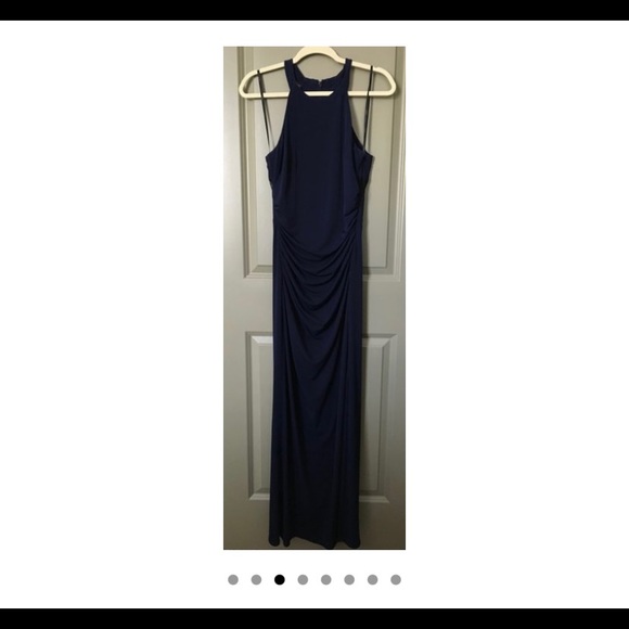 Laundry by Shelli Segal Navy Gown - Picture 3 of 8